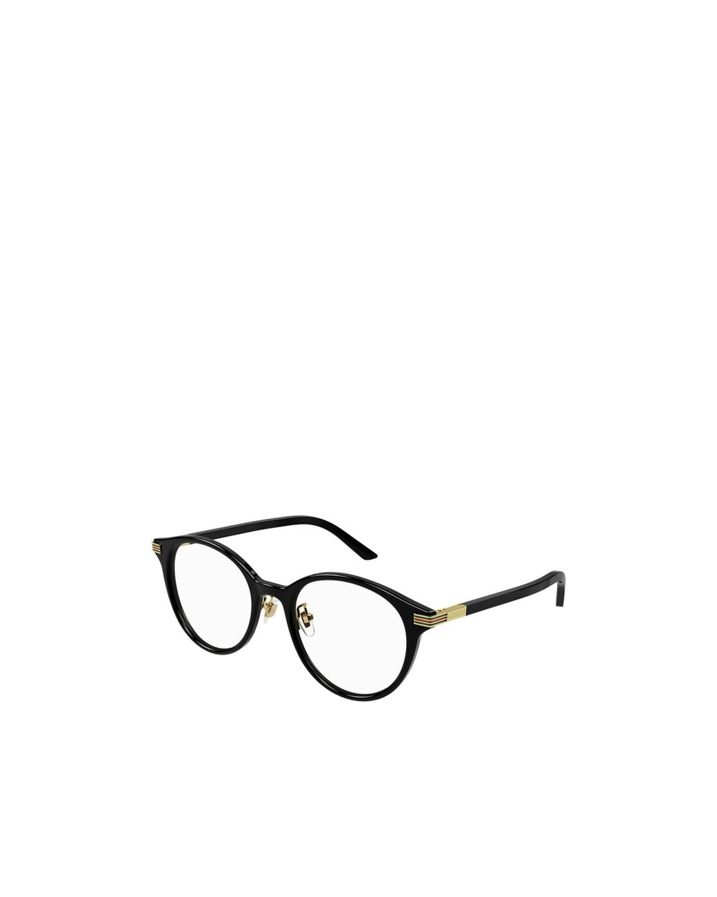 Gucci White Eyewear Round-Frame Glasses