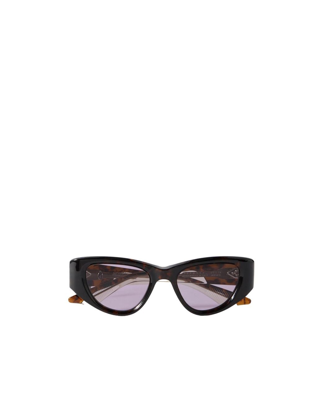 Jacques Marie Mage White D-Frame Sunglasses