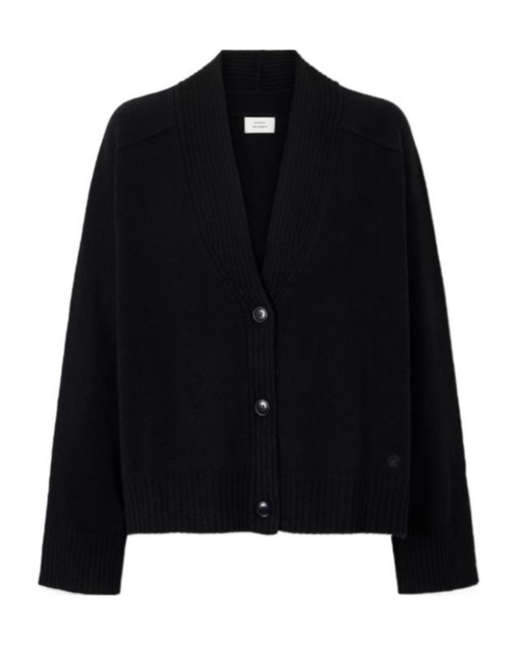 Loulou de Saison Black Cashmere Cardigan