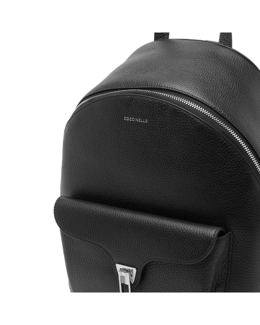 Coccinelle Black Logo Printed Backpack