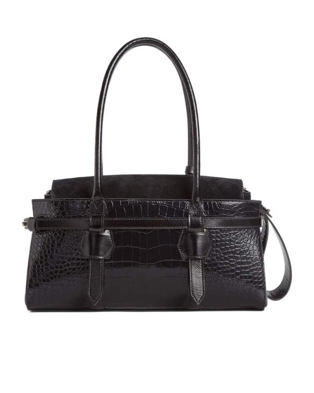 DSquared² Black Logo Stamp Twin Shoulder Bag