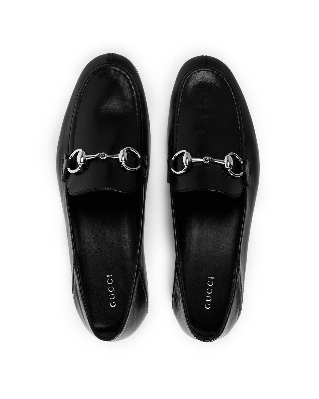 Gucci Black Polished Leather Loafer