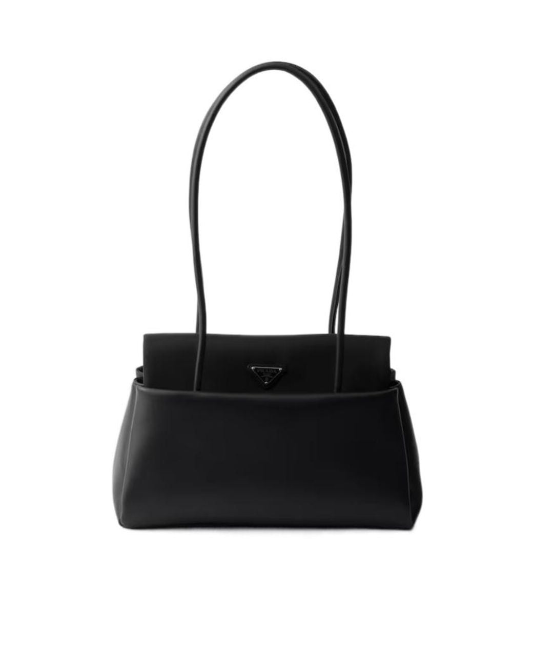 Prada Black Passage Medium Top Handle Bag