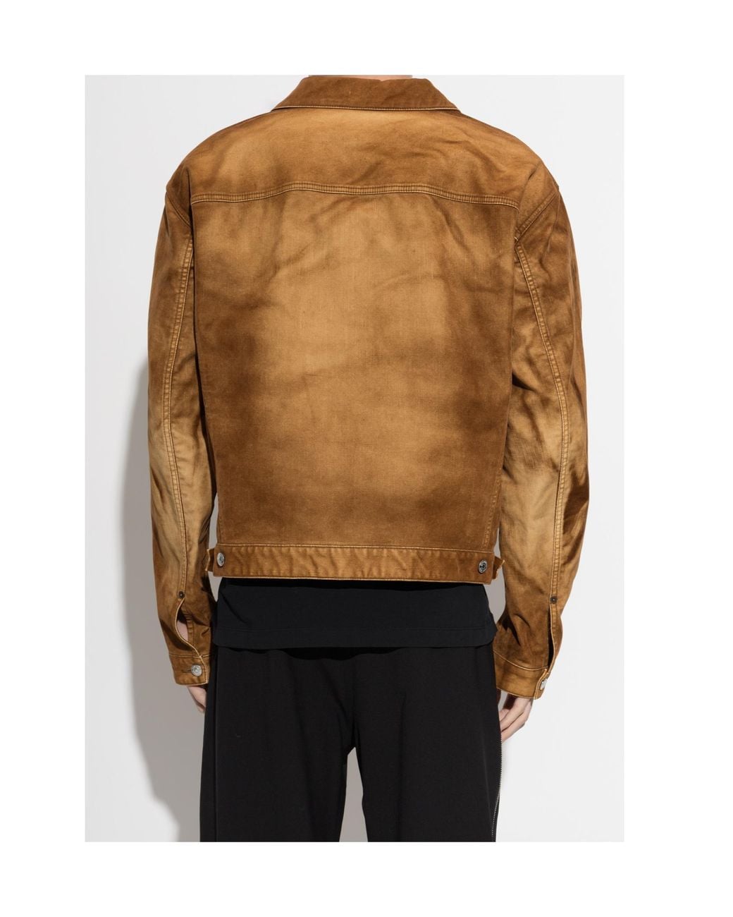 DSquared² Brown Oversized Denim Jacket for men