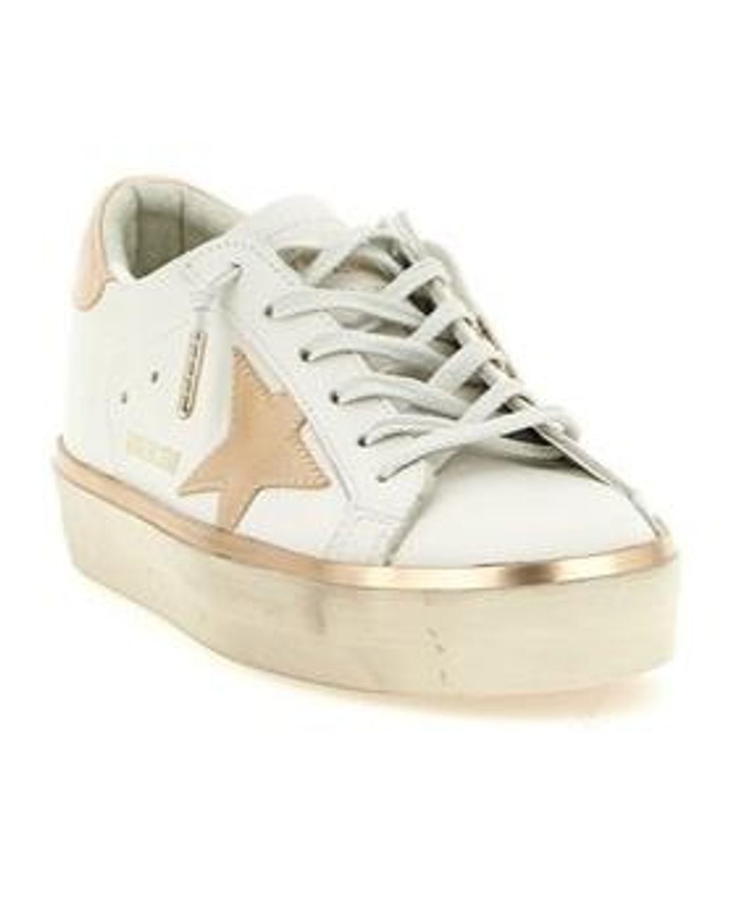Golden Goose Deluxe Brand Natural Hi Star Lace-Up Sneakers