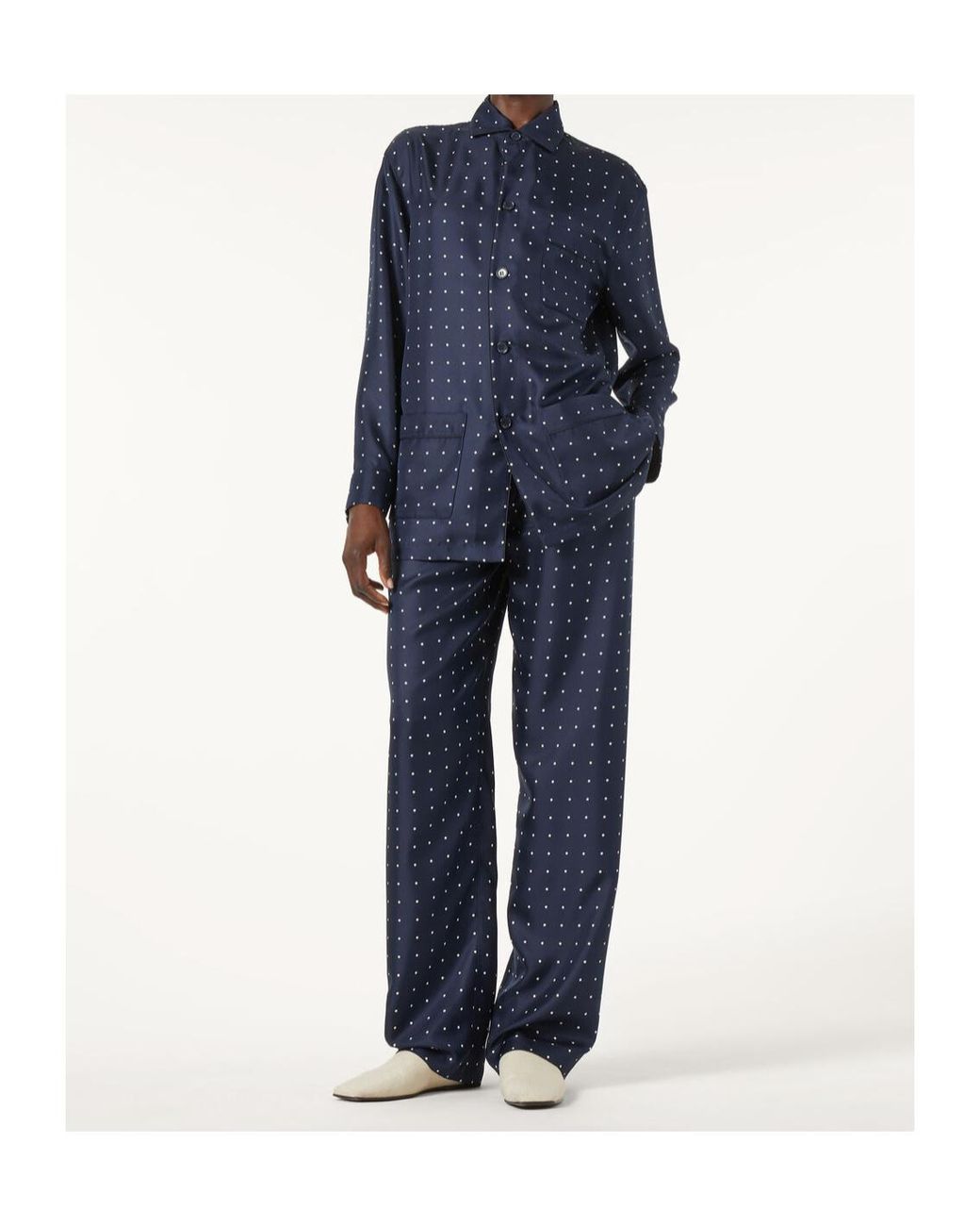 Loro Piana Blue Britton Trousers