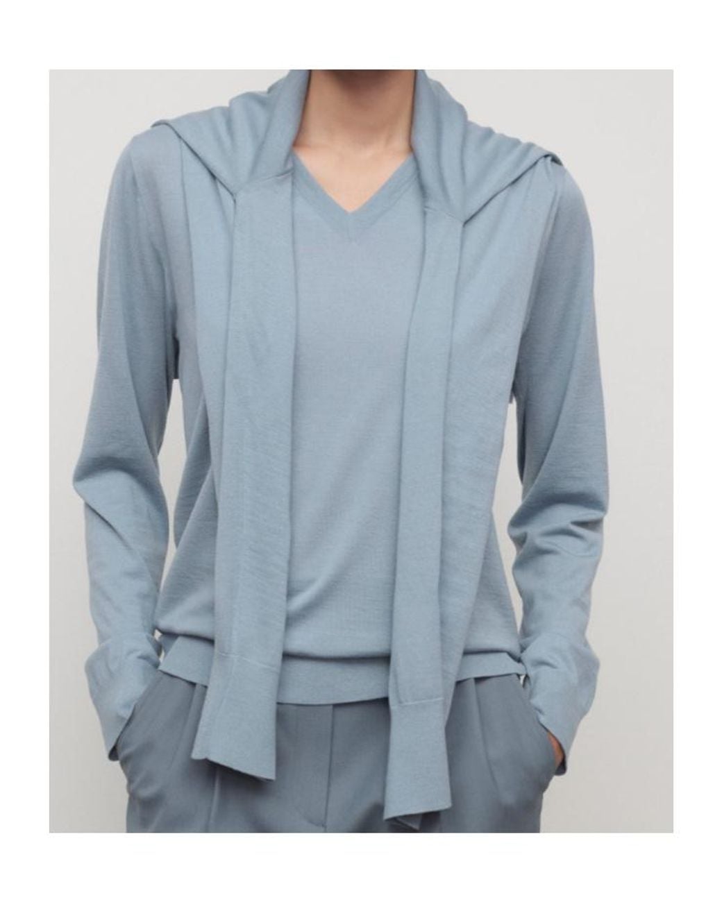 The Row Blue Naius Top
