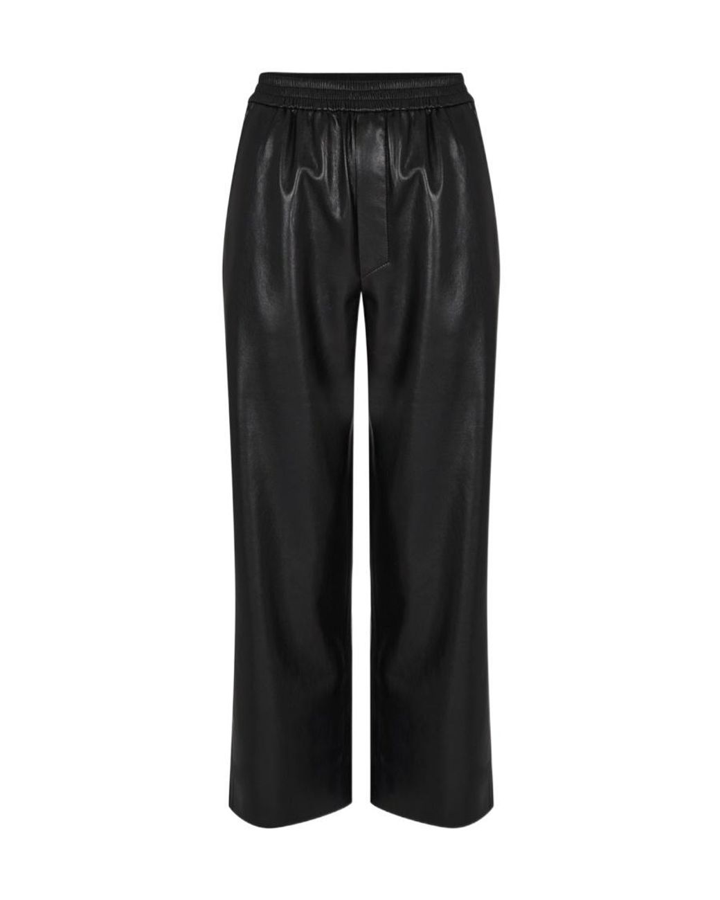 Nanushka Black Logo Casual Pants