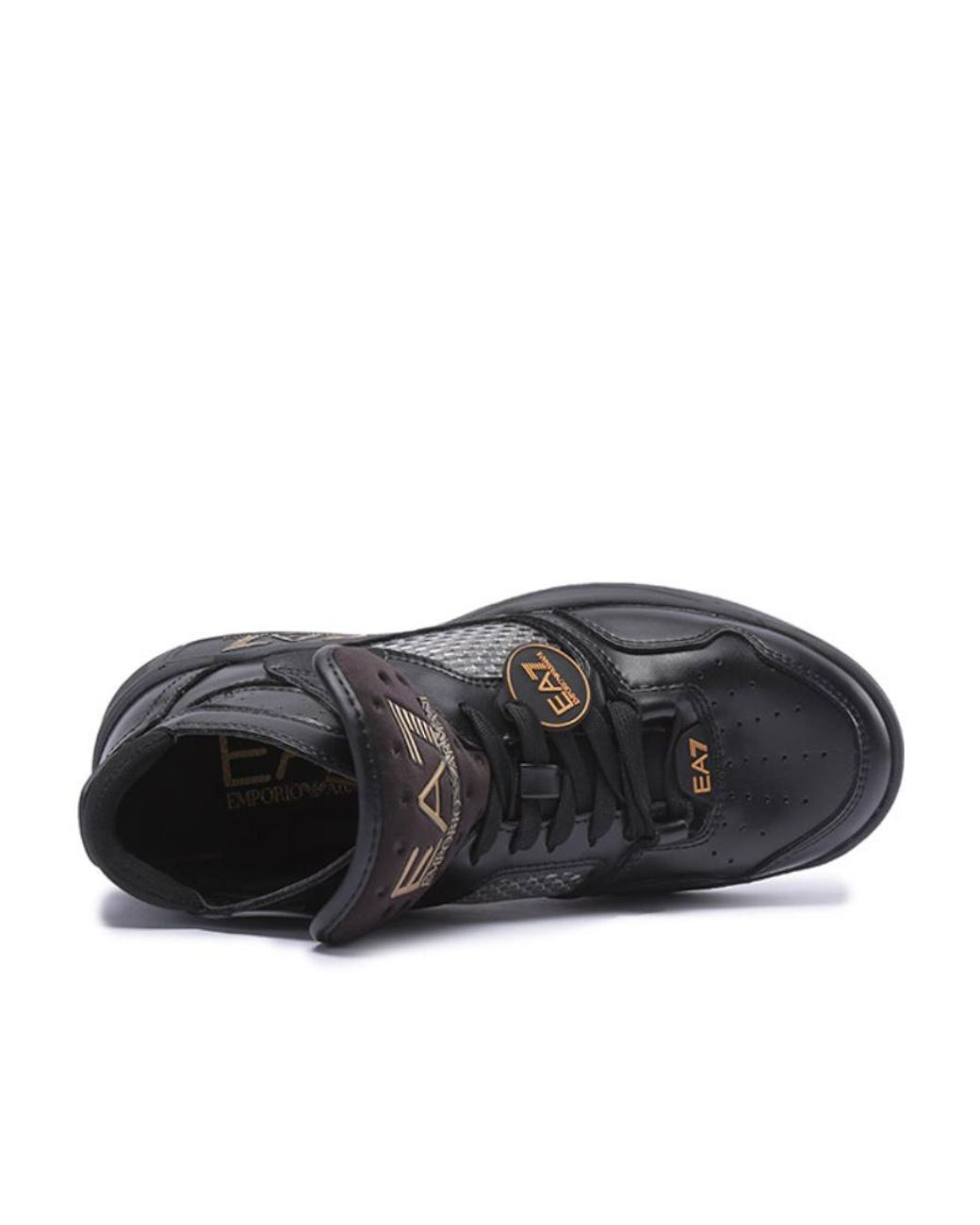 EA7 Black Ultimate Kombat High-Top Sneakers for men