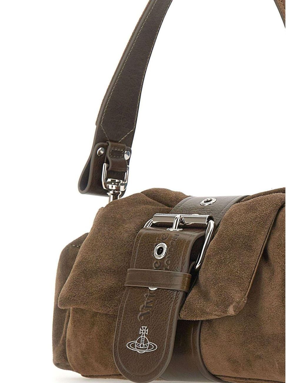 Vivienne Westwood Brown Hazel Treasure Shoulder Bag