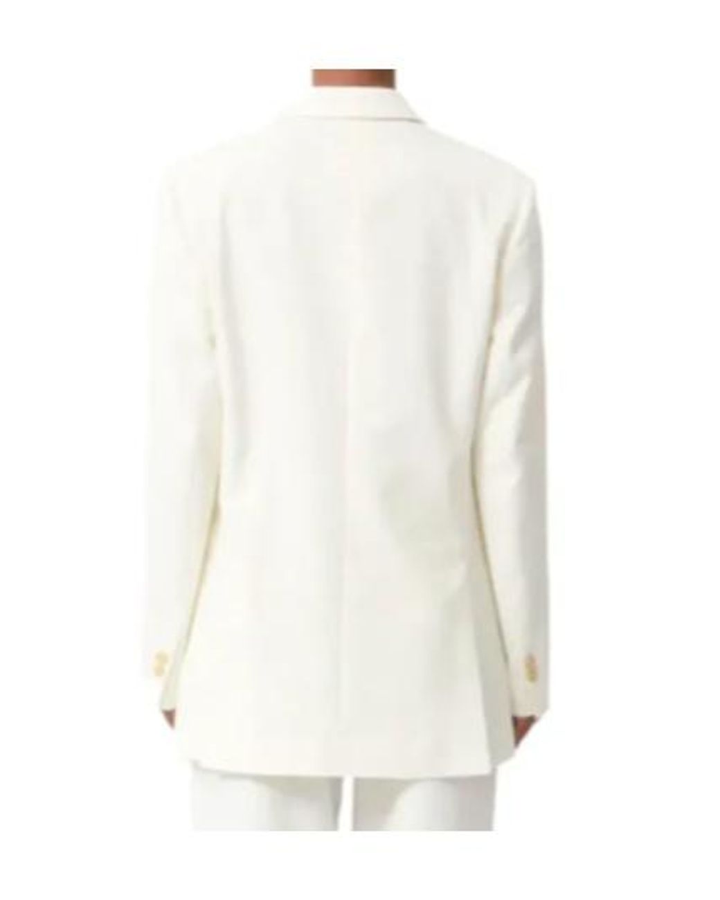 MM6 by Maison Margiela White Double Breasted Blazer