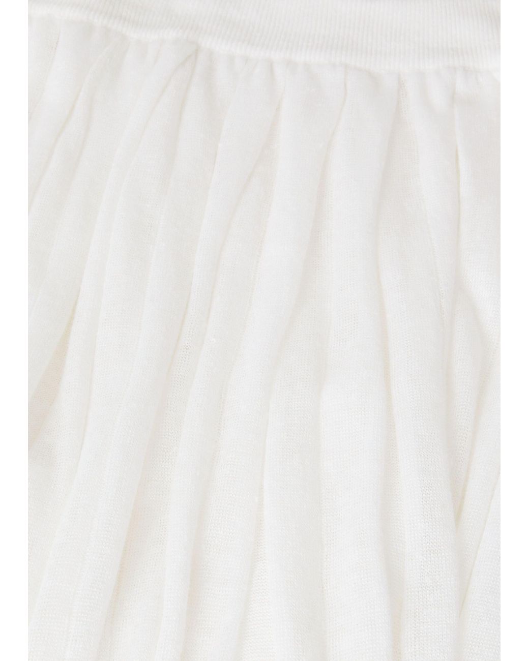 Loro Piana White Lanai Wide-Leg Casual Pants