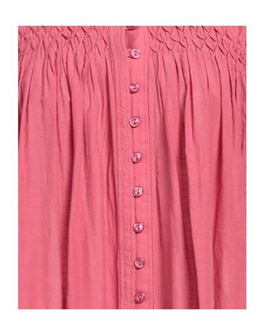 Isabel Marant Pink Solid Color Long Sleeve Shirt