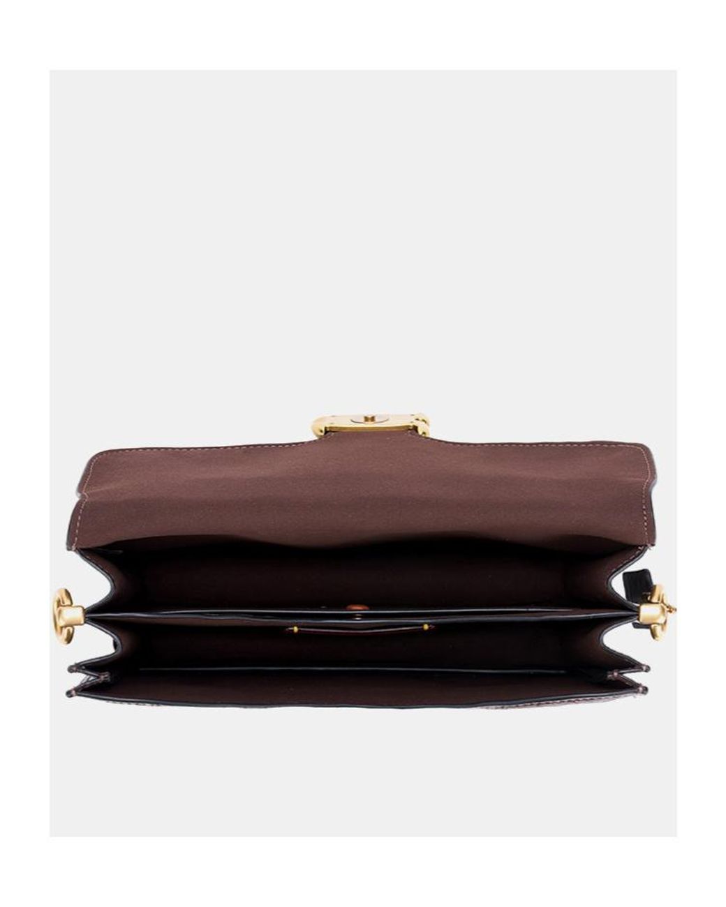COACH Brown Chain Tabby Shoulder Bag