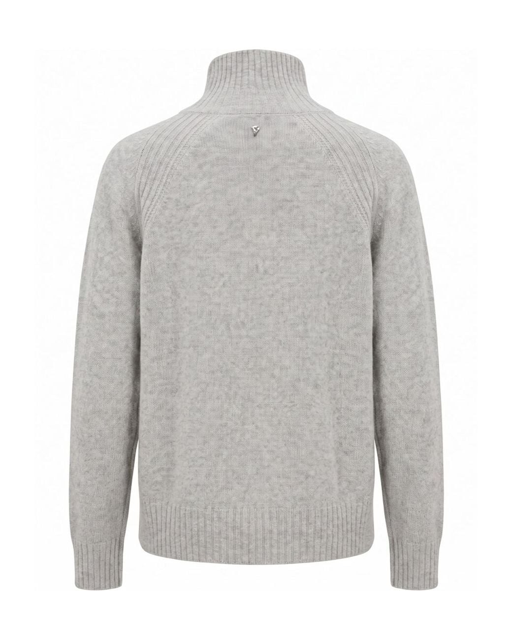 Dondup Gray Raglan-Sleeve Wool Sweater