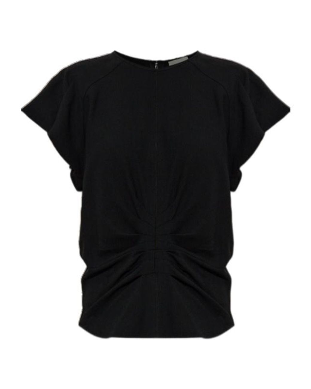 Isabel Marant Black Crew Neck Short-Sleeved T-Shirt