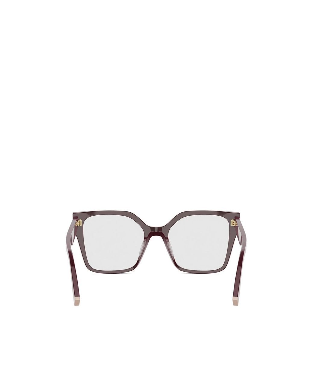 Fendi White Eyewear Square Frame Glasses