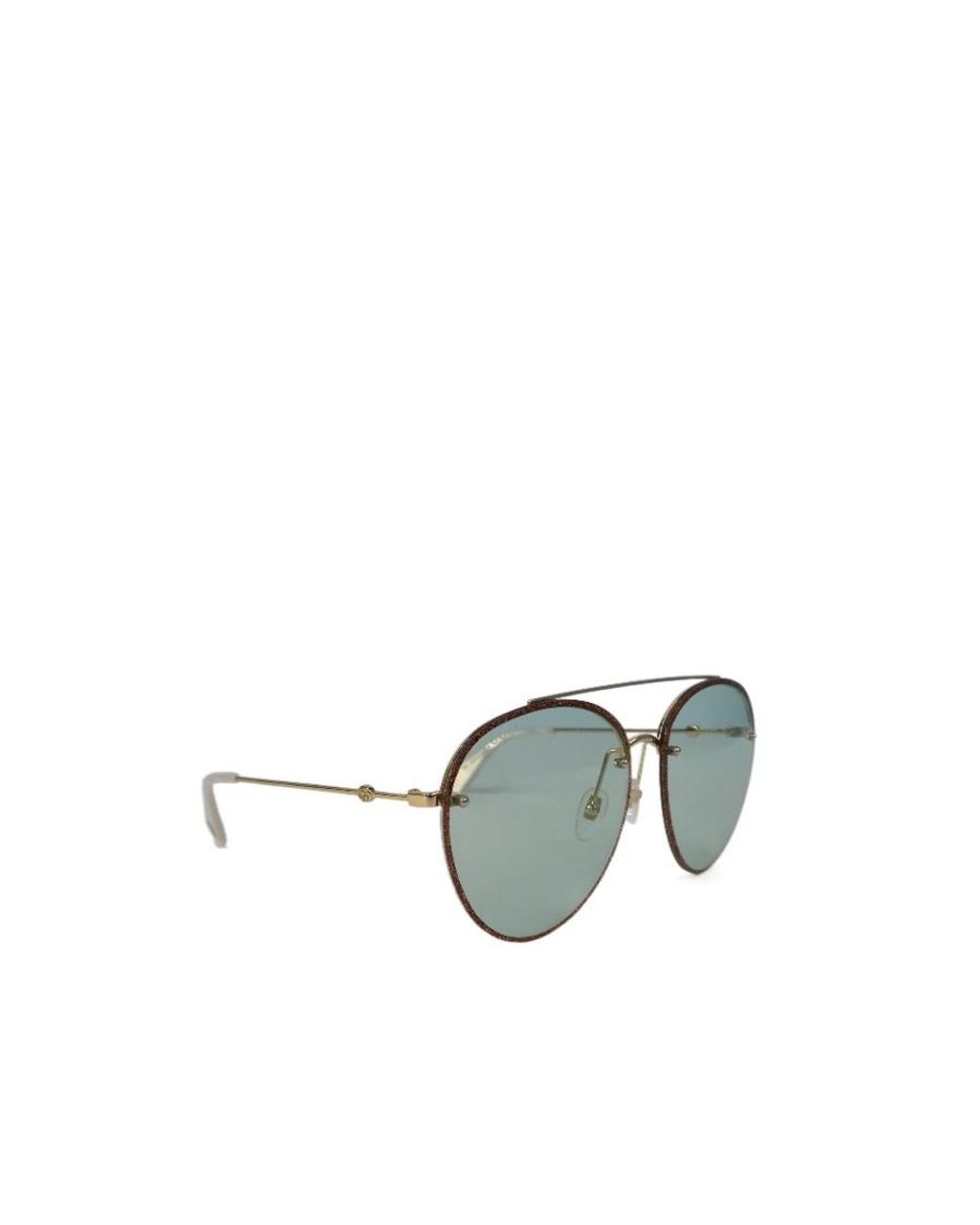 Gucci Metallic Pilot's Classic Sunglasses
