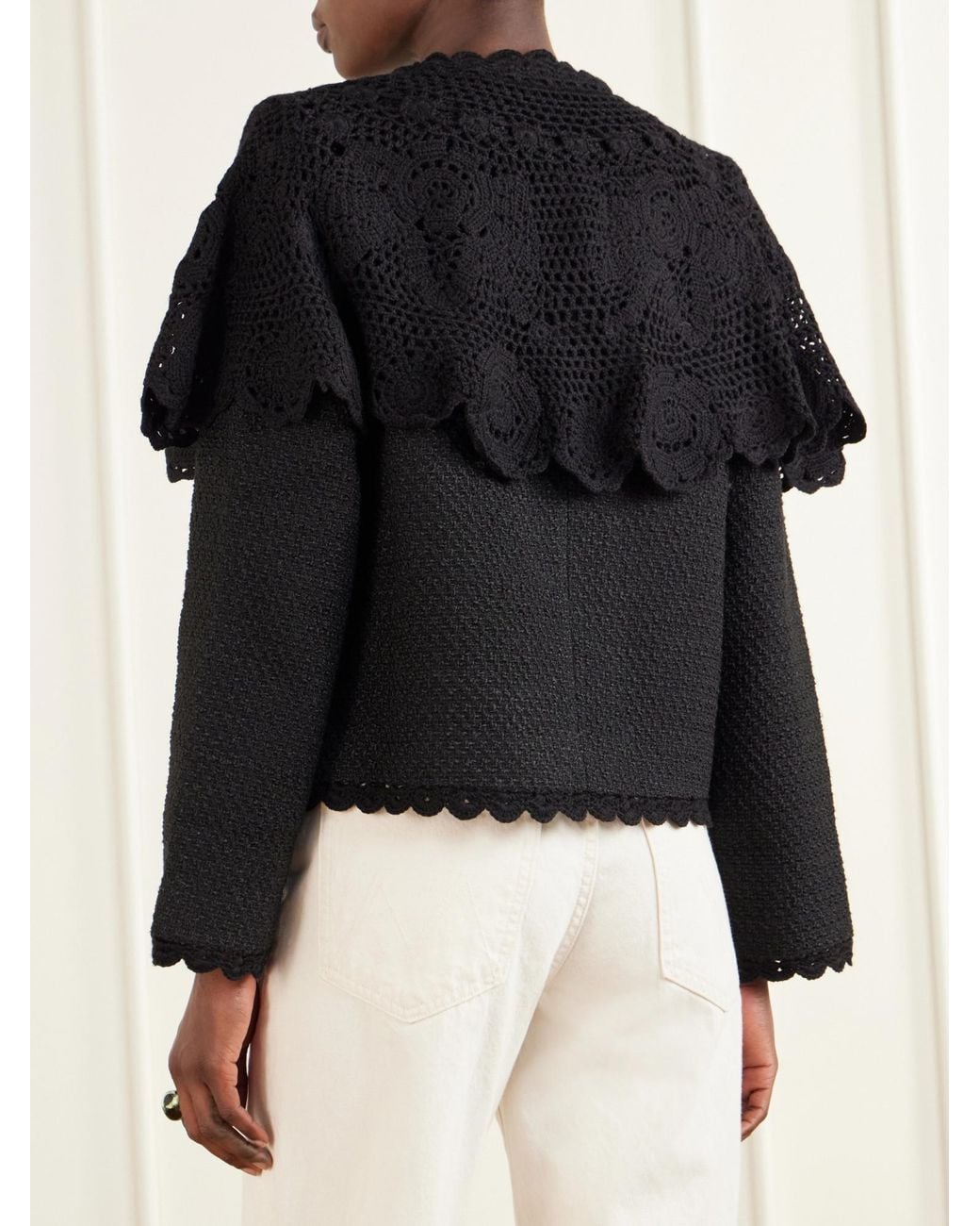 Sea Black Wool Solid-Color Coat
