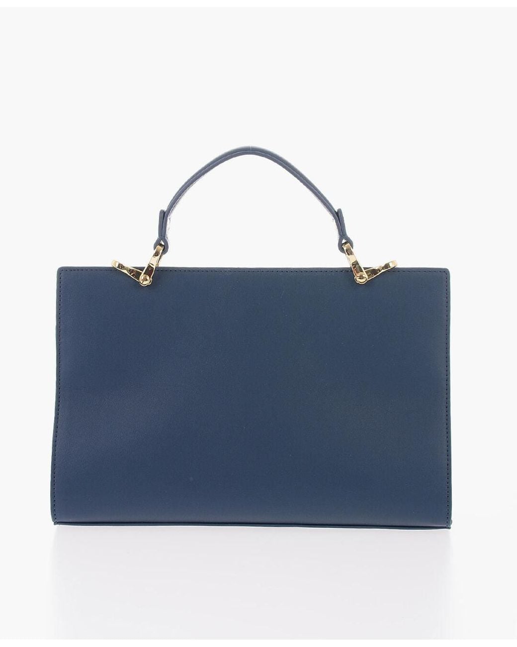 Moschino Blue Love Chain-Link Small Bag