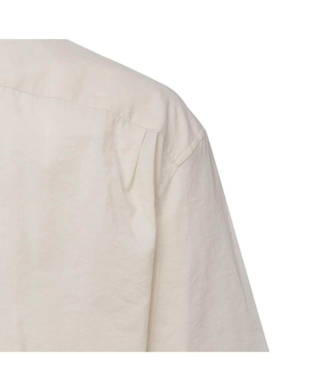 Lemaire White Short-Sleeve Chest-Pocket Shirt for men