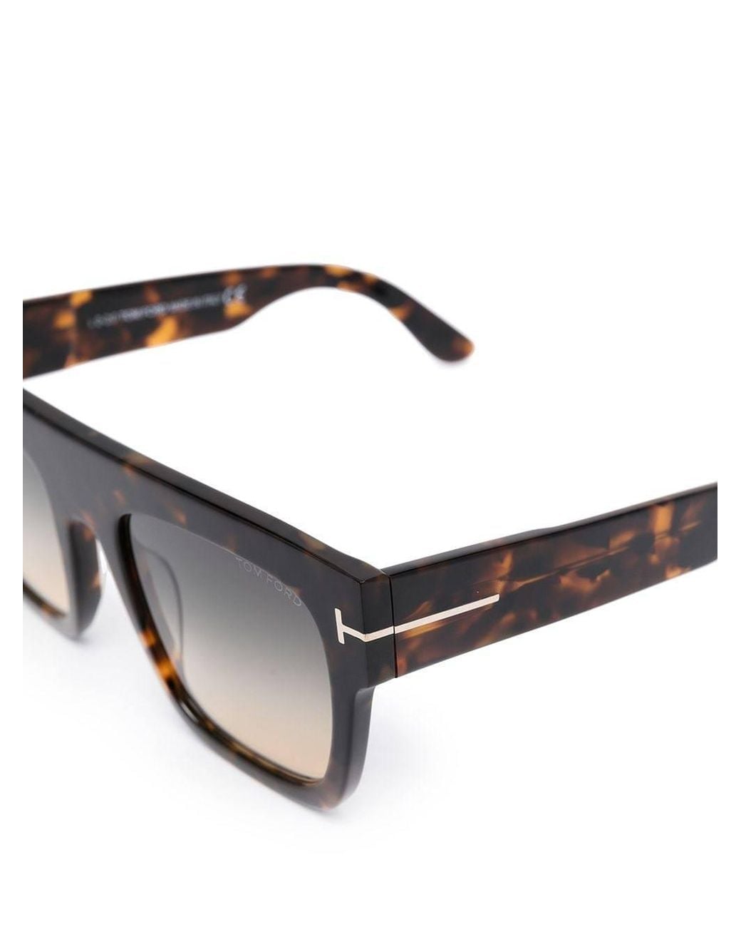 Tom Ford Black Eyewear Renee Square-Frame Sunglasses