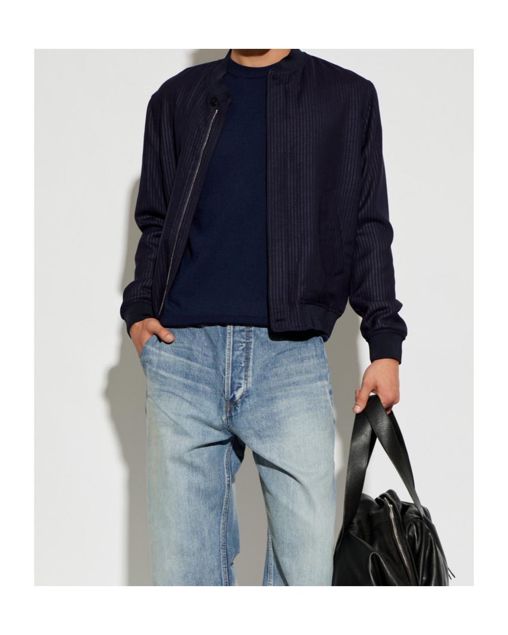 Givenchy Blue Logo Patch Knitted Jumper for men