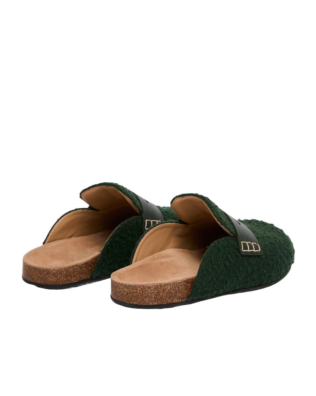 J.W. Anderson Green Jw Anderson Felt Mules