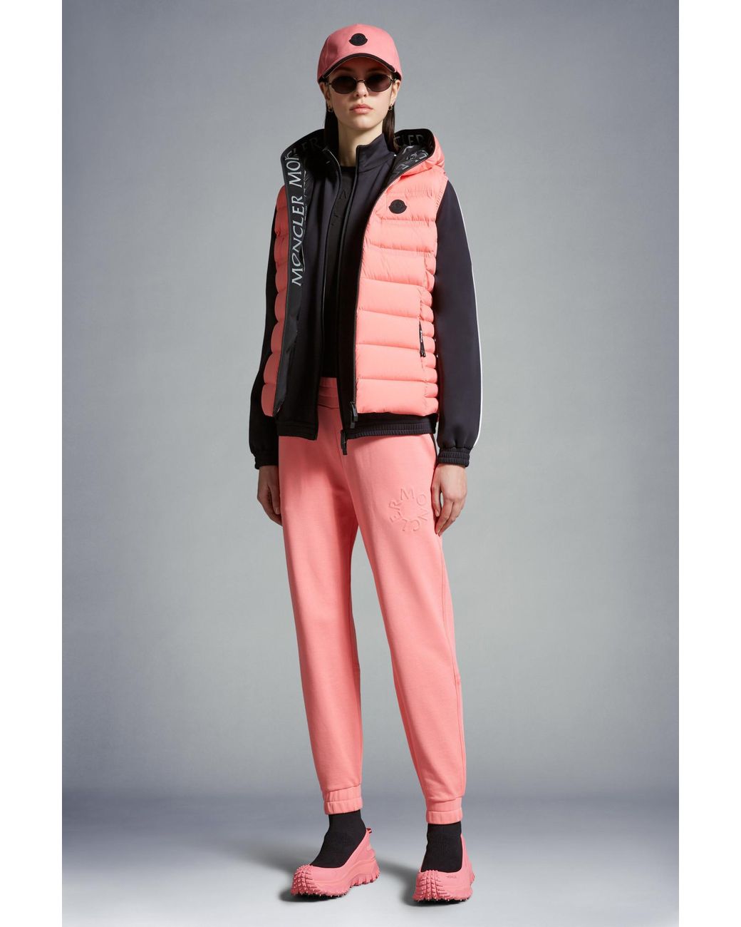 Moncler Pink Elasticated Waistband Sweatpants