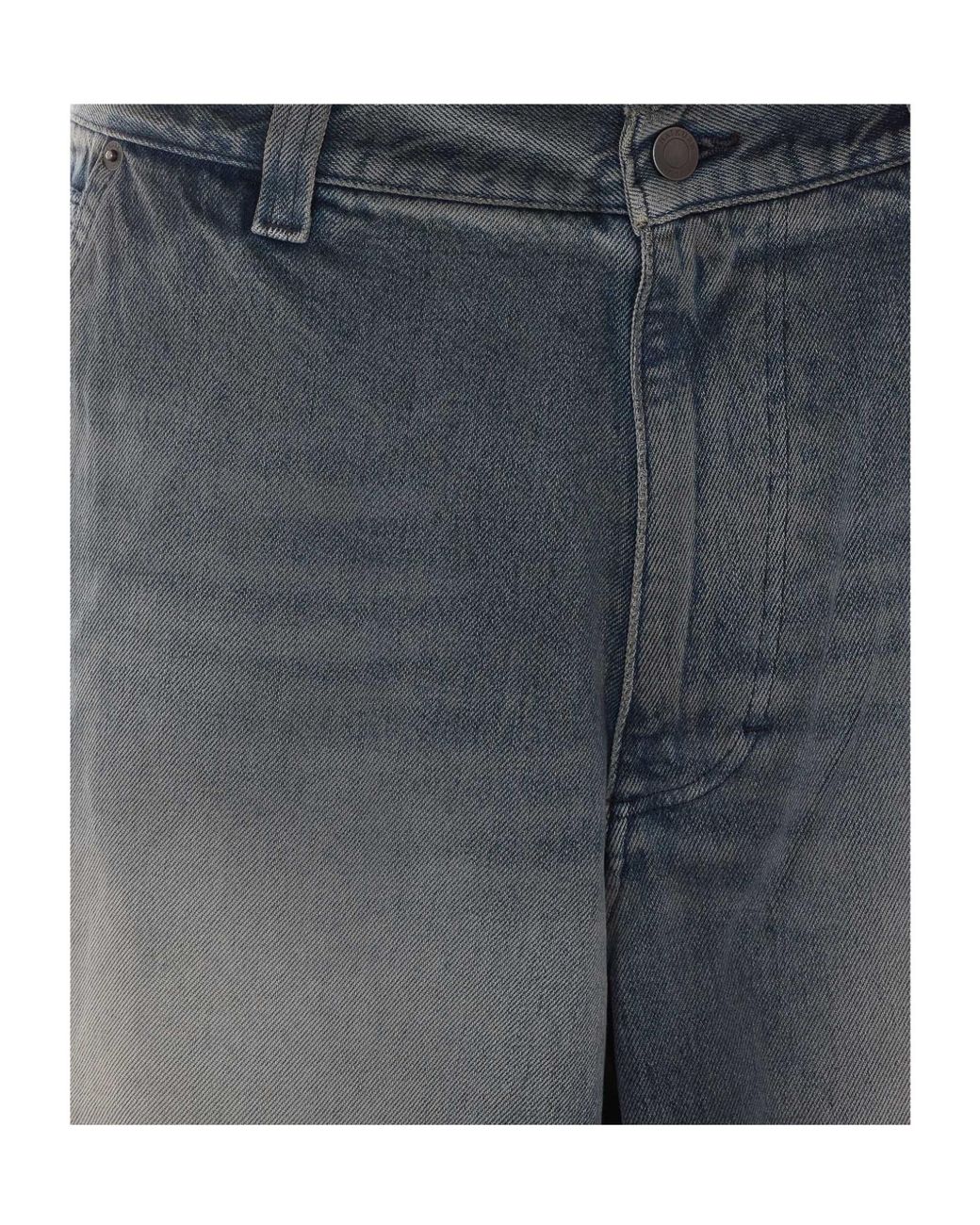 Haikure Gray Sibilla Loose Jeans for men