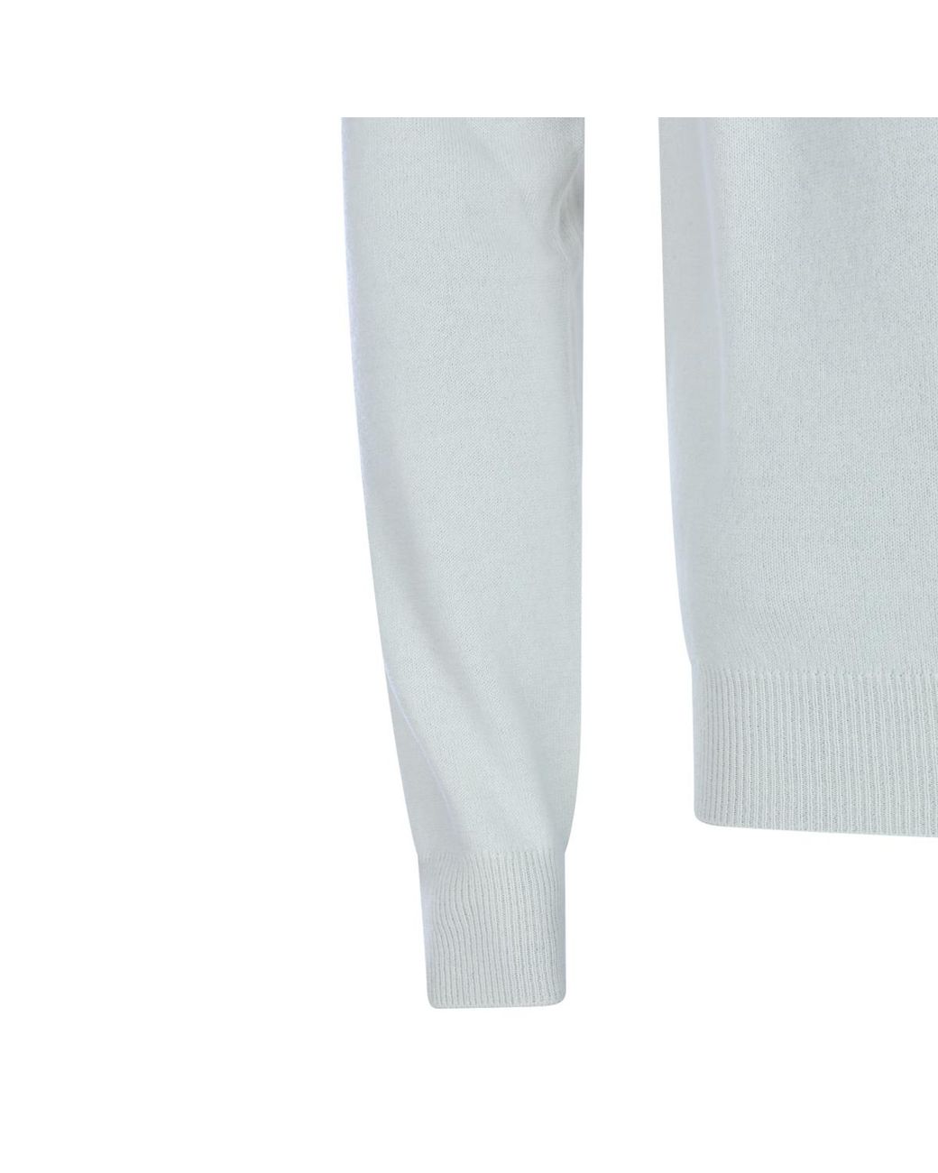 Malo White Basic Turtleneck Knitwear for men