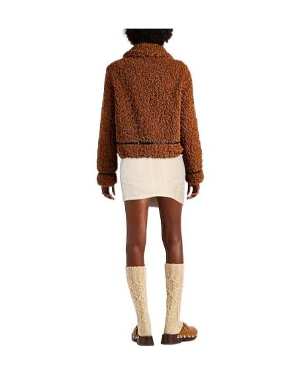 Isabel Marant Natural Denim Pencil Skirt