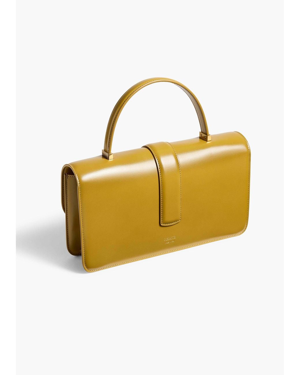 Khaite Yellow Blake Top-Handle Bag