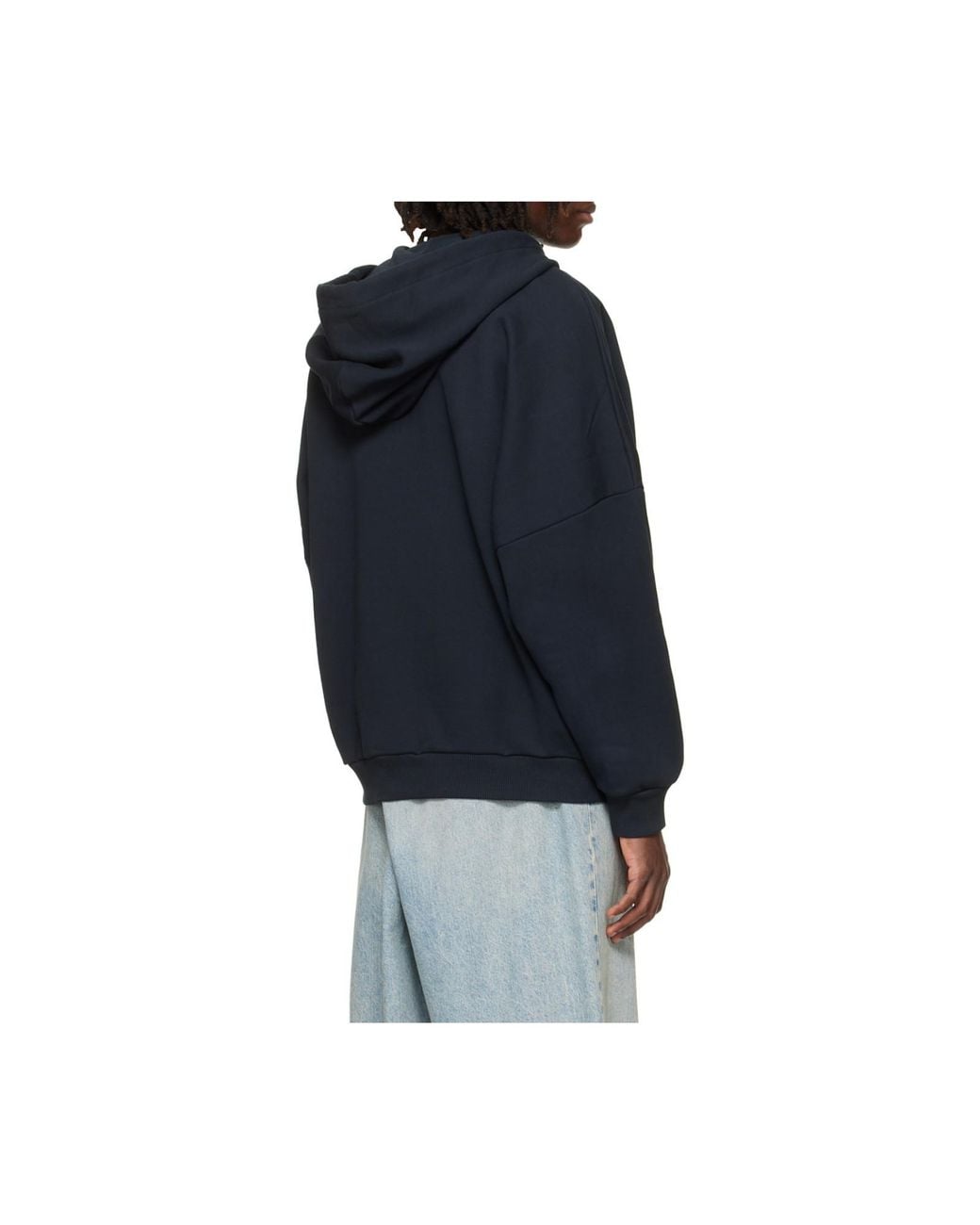Vivienne Westwood Blue Batwing Logo Hoodie for men