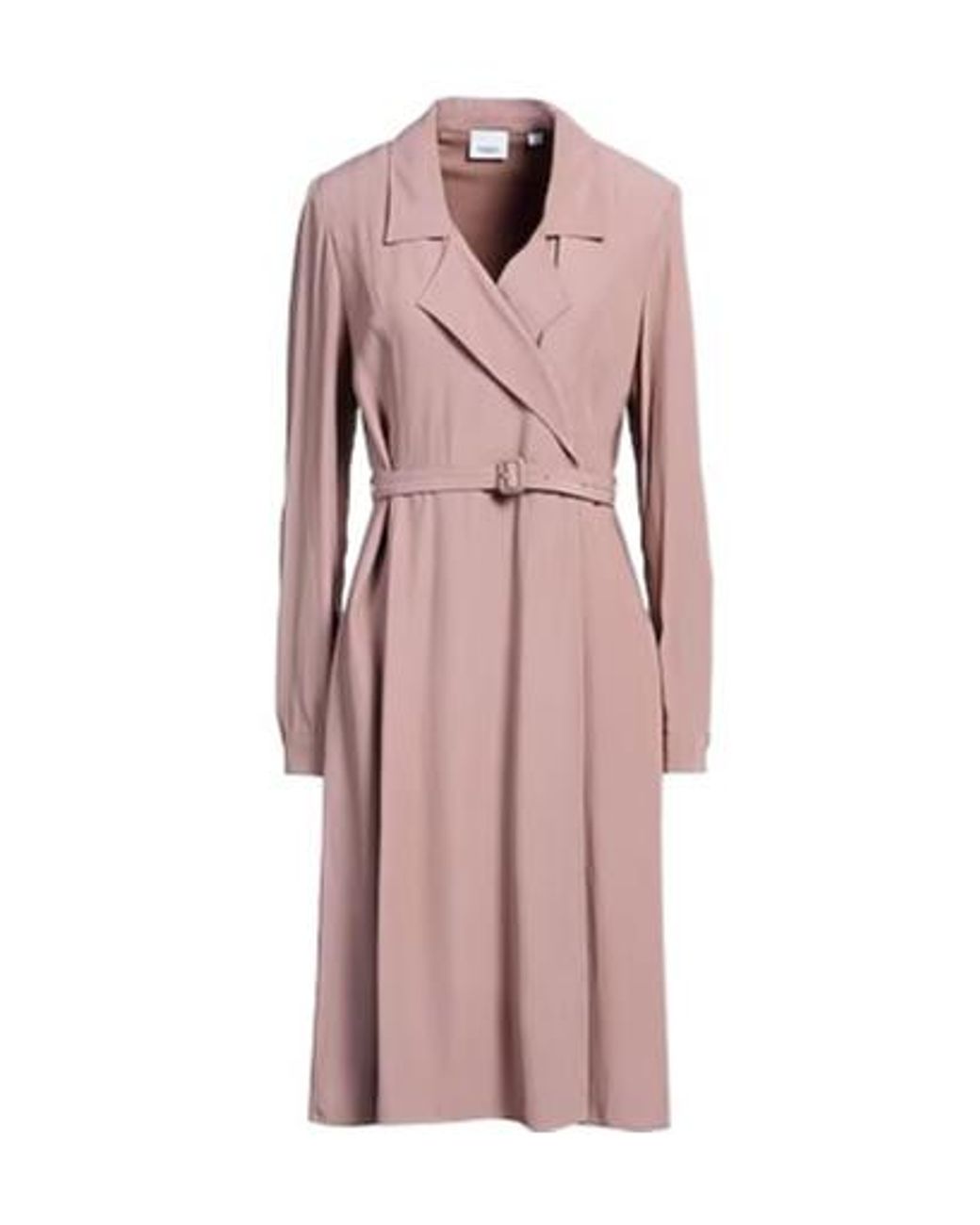 Burberry Pink Solid Blazer Dress