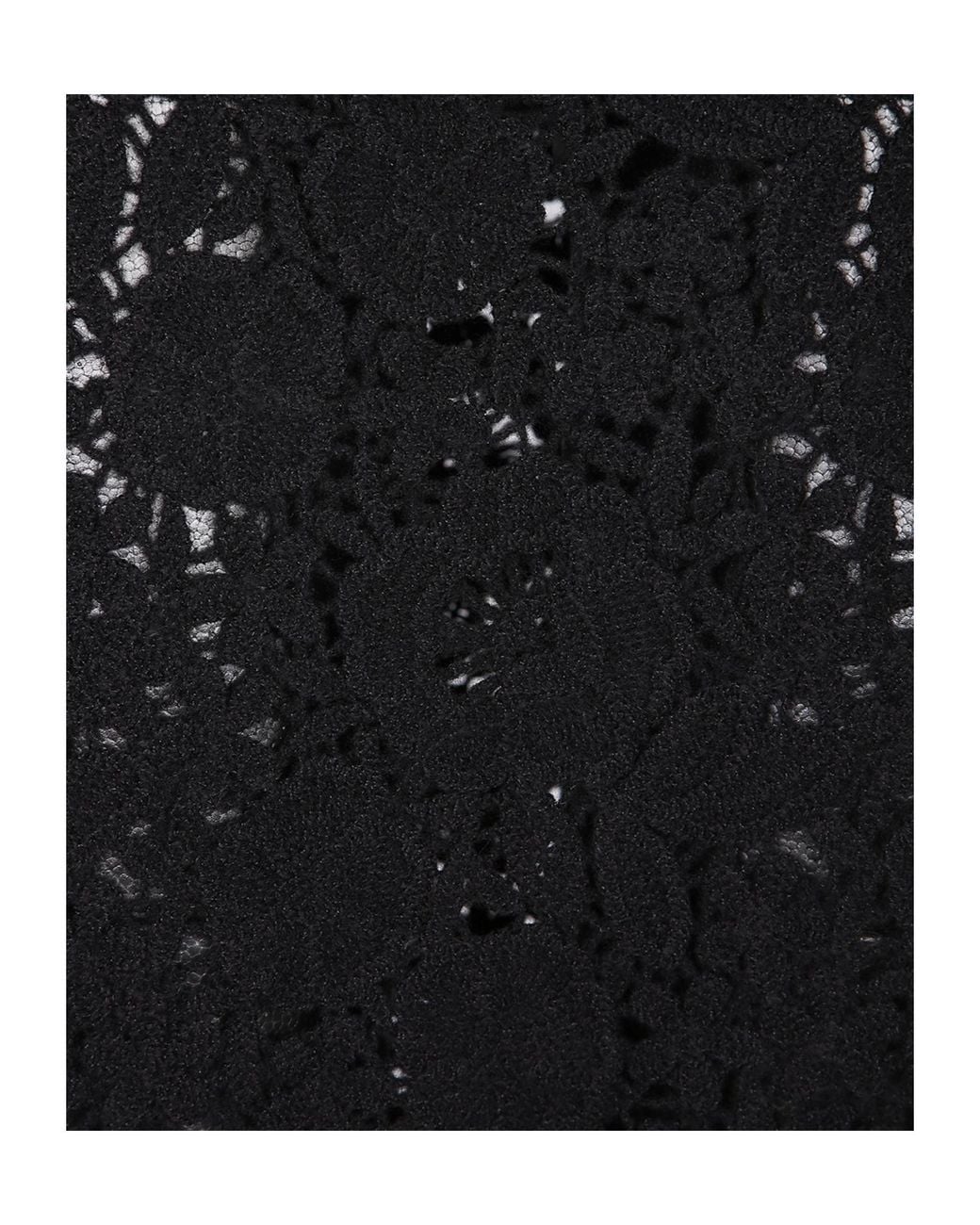ERMANNO FIRENZE Black Floral Lace Skirt