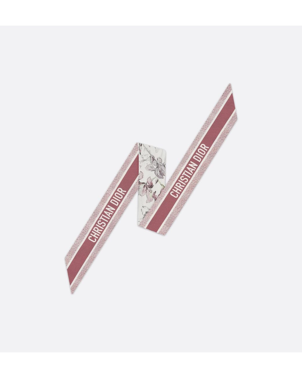 Dior White Butterfliesiris Mitzah Scarf