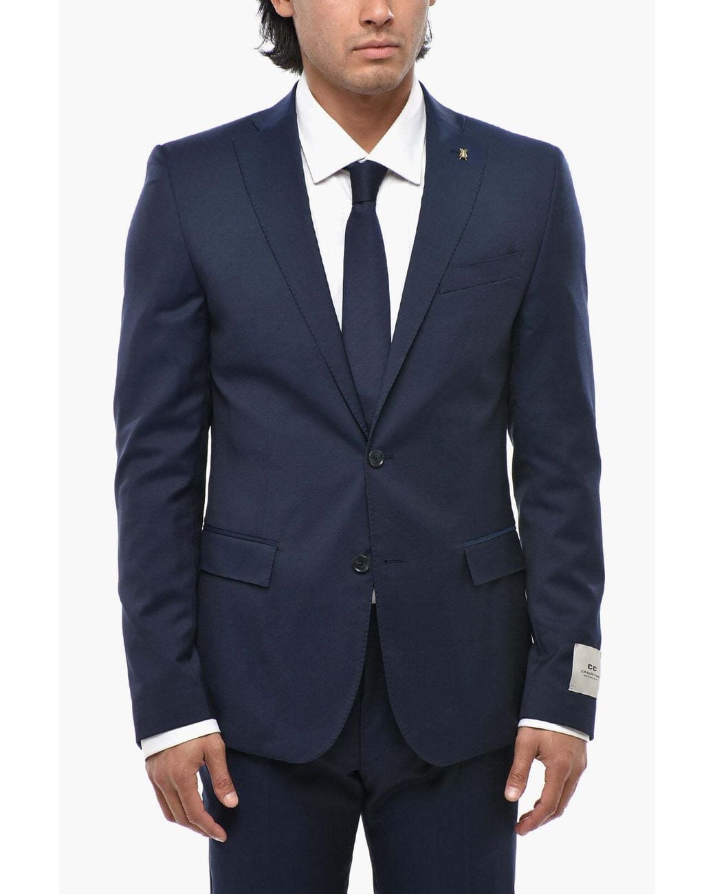 Corneliani Blue Cc Collection Two-Button Suit for men