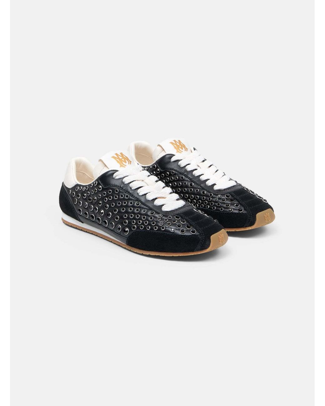Amiri Blue Low Top Lace Up Sneakers