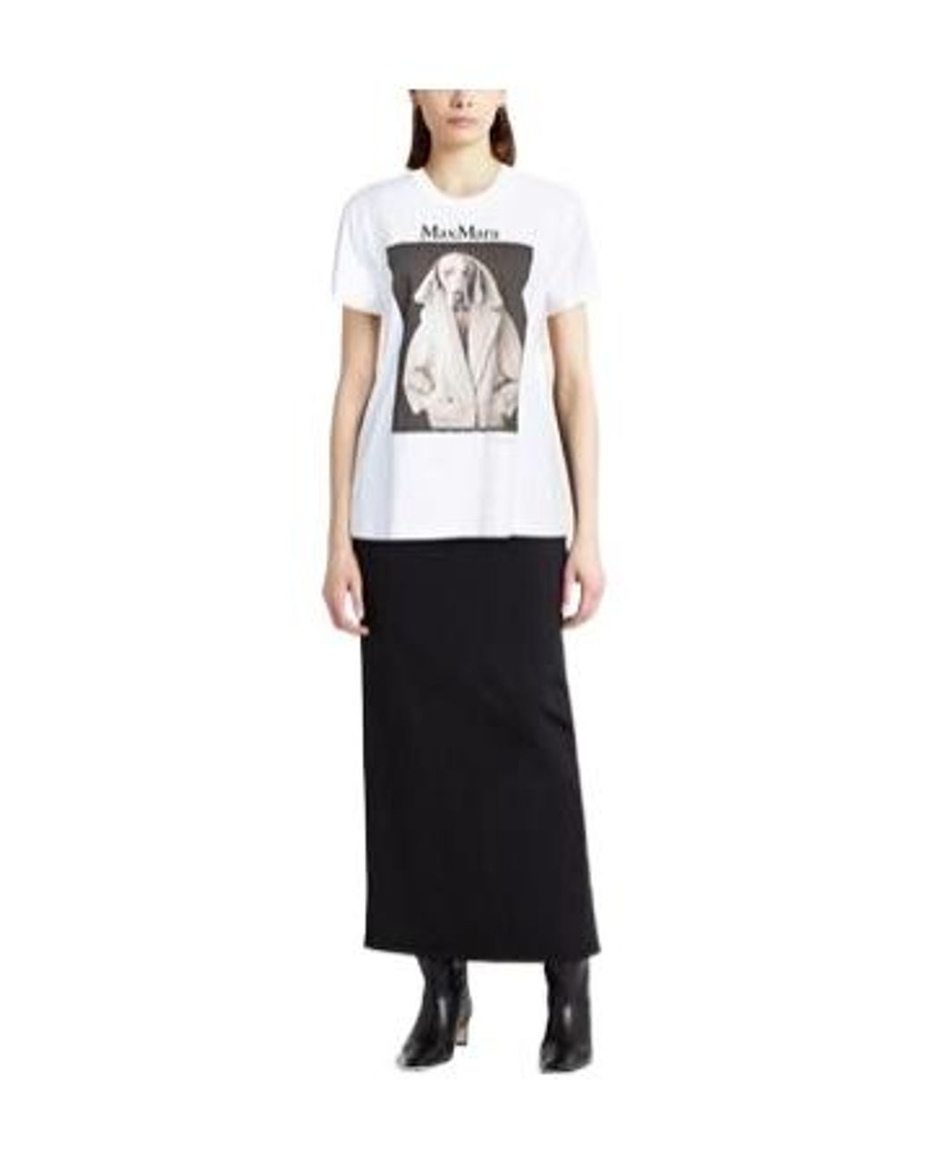 Max Mara White T-Shirt Cotton