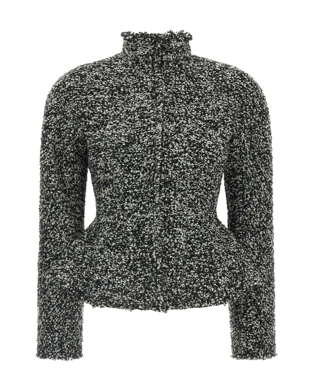 Alberta Ferretti Black Long-Sleeve Casual Jacket