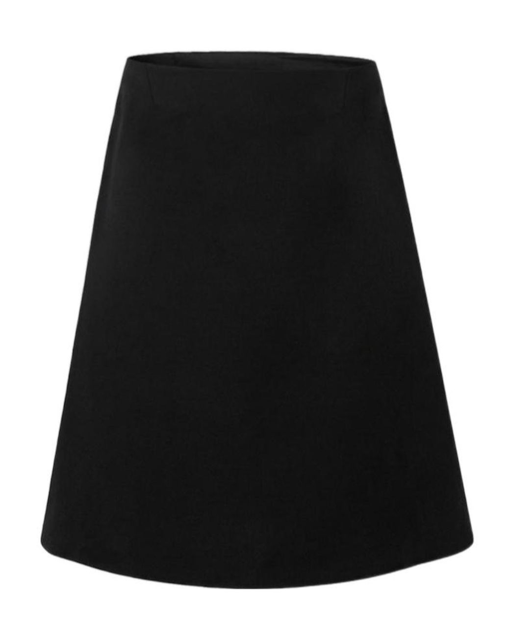 Jil Sander Black Zipper Skirt
