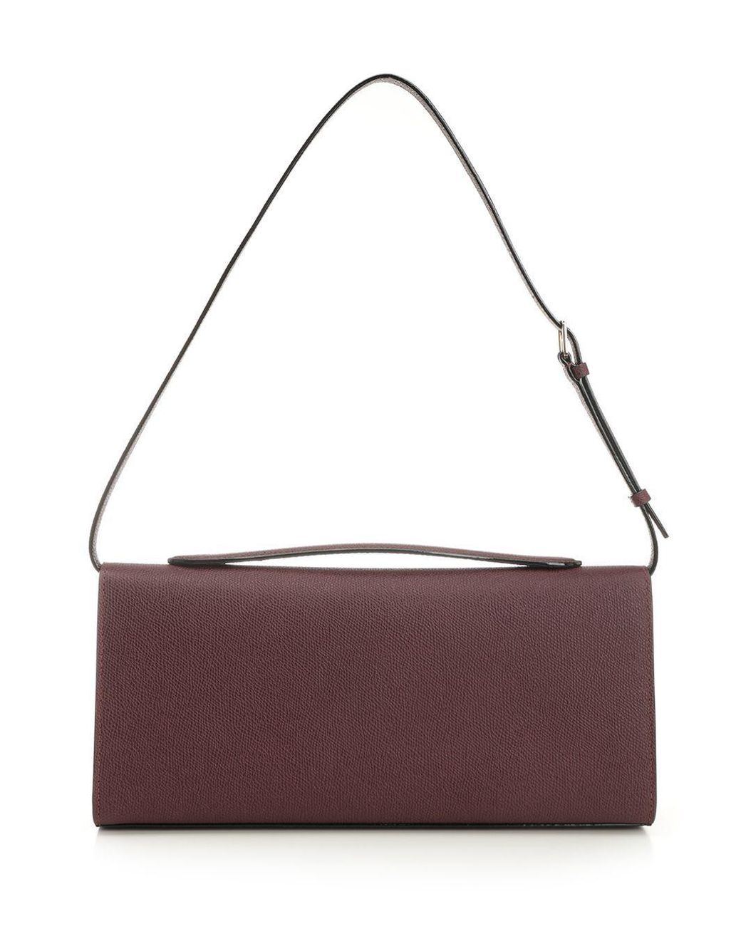 Valextra Purple Iside Clutch Bag