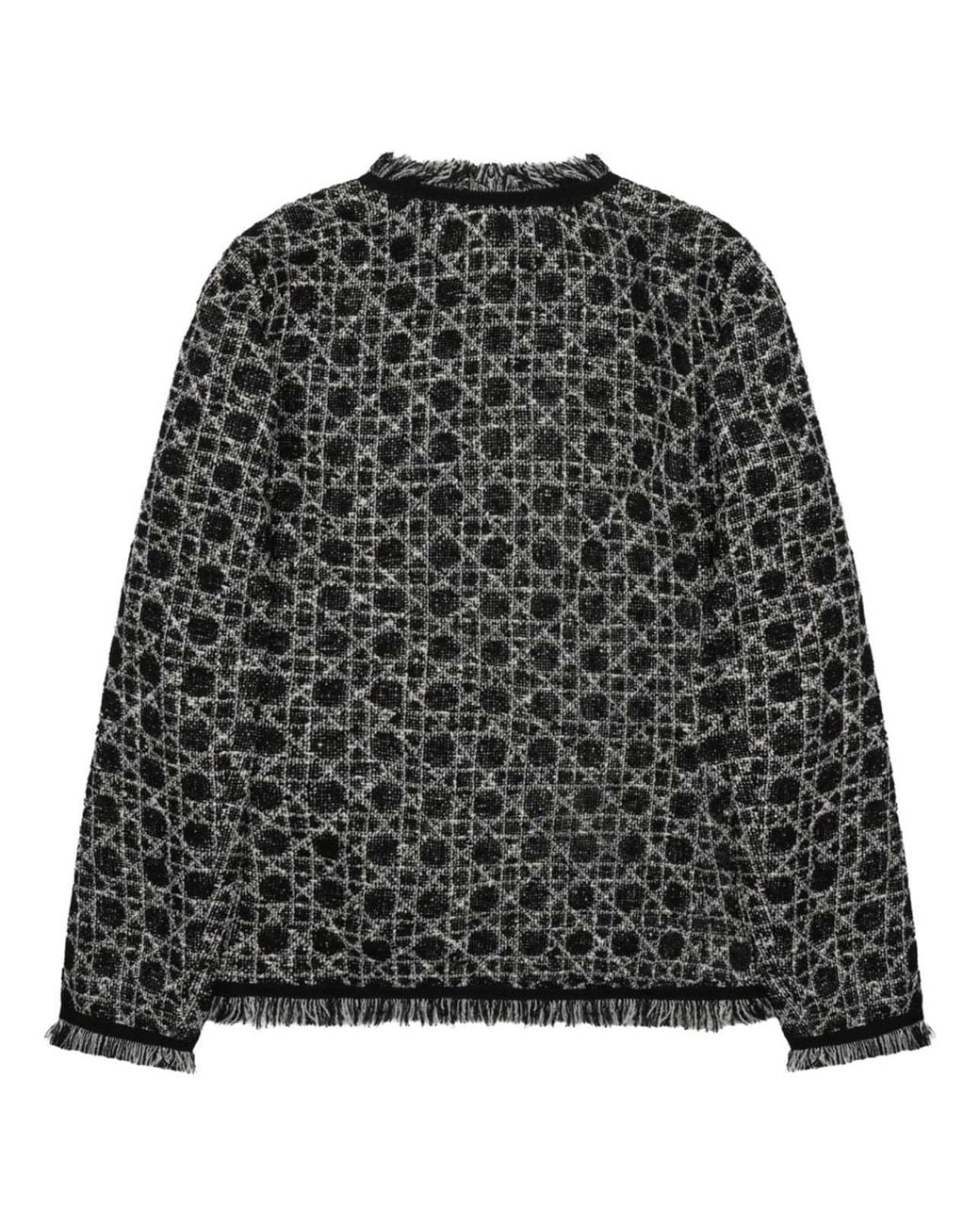 Dior Black Macrocannage Regular-Fit Jacket