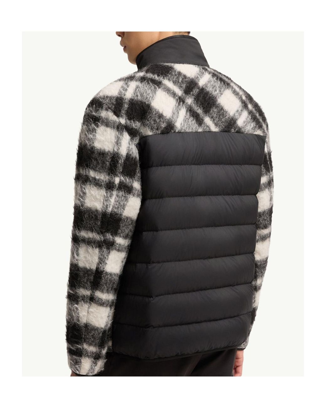 Moncler Gray Scalorbi Mid-Length Down Jacket for men