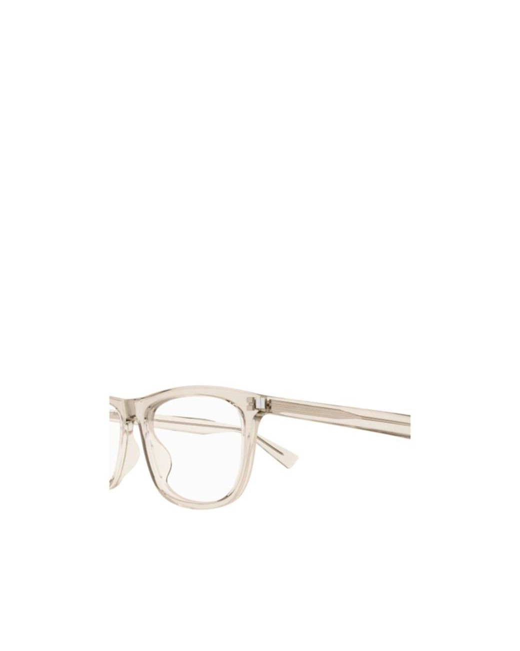 Saint Laurent White Eyewear Sl 812 Rectangular Glasses for men