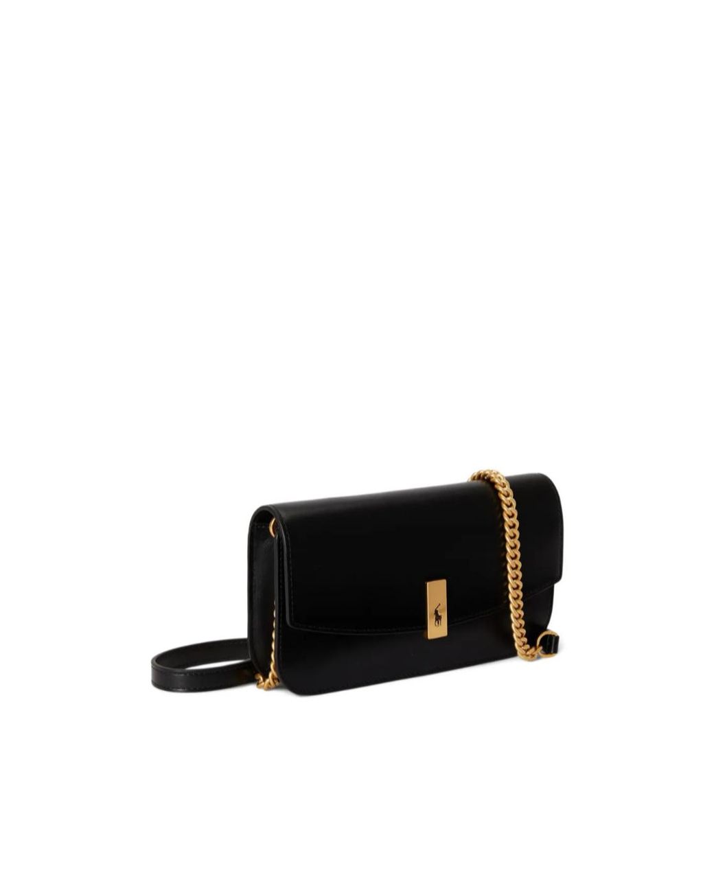 Polo Ralph Lauren Black Chain Strap Shoulder Bag