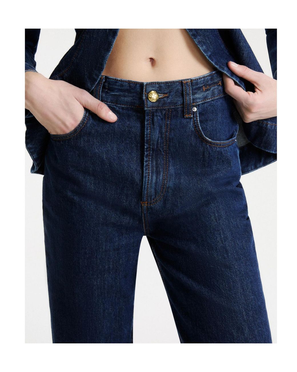 Marella Blue Five-Pocket Jeans