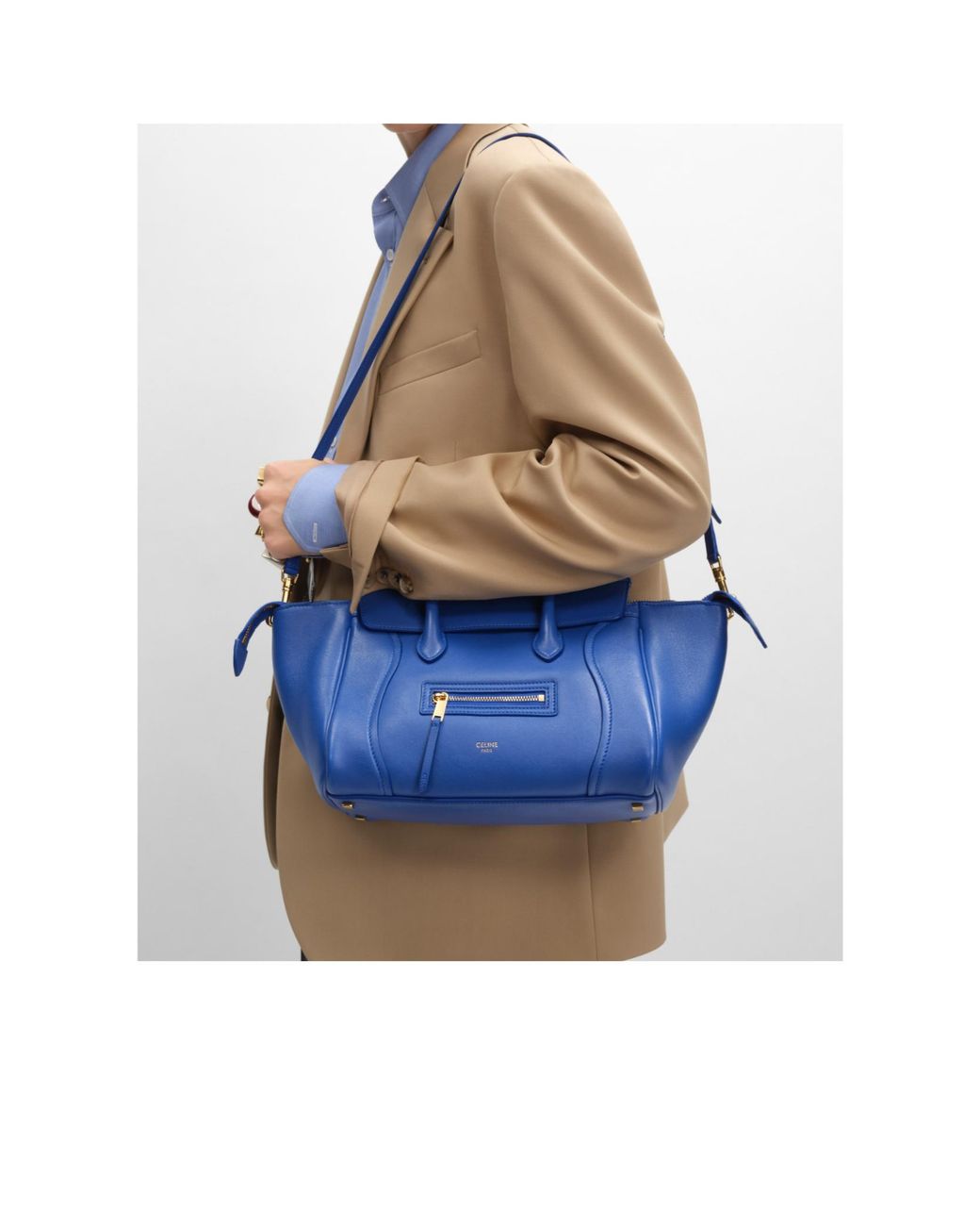Céline Blue Little Luggage