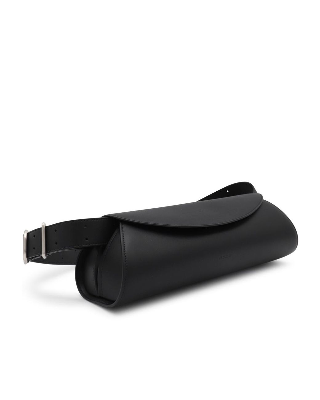 Jil Sander Black Logo-Embossed Belt Bag for men